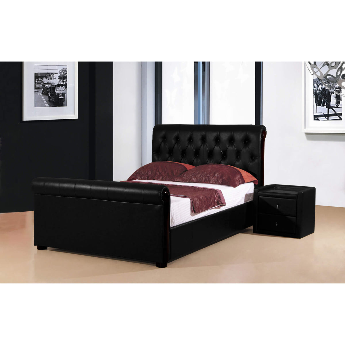 Caxton Storage PU Bed