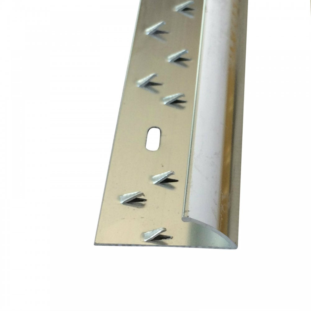 3ft Single Edge (Domestic) Door Bar Polished Aluminium