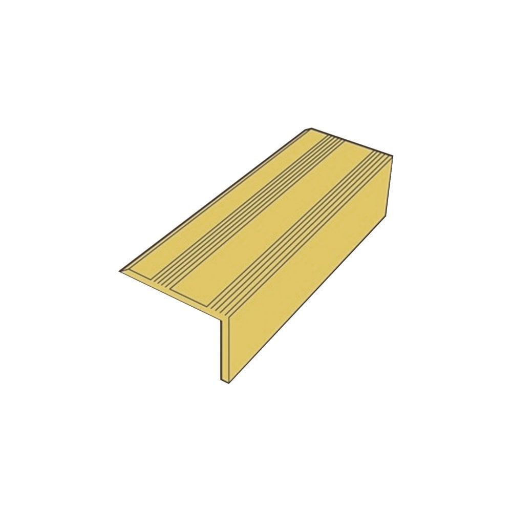 9ft Stick Down Nosing (End Cap) 14mm Matt Gold