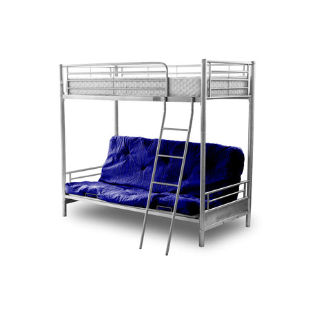 Alaska Futon Bunk Bed Silver