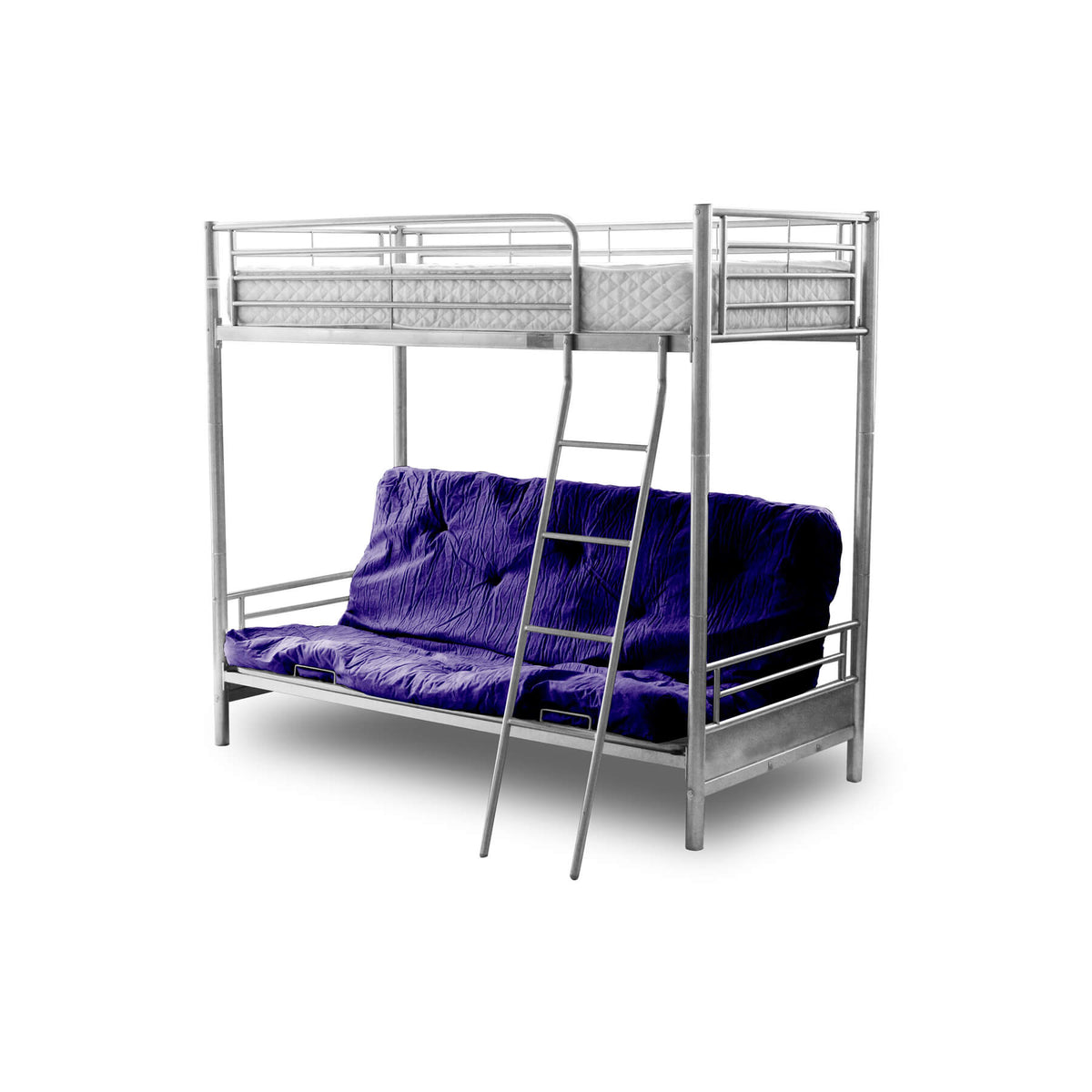 Alaska Futon Bunk Bed Silver