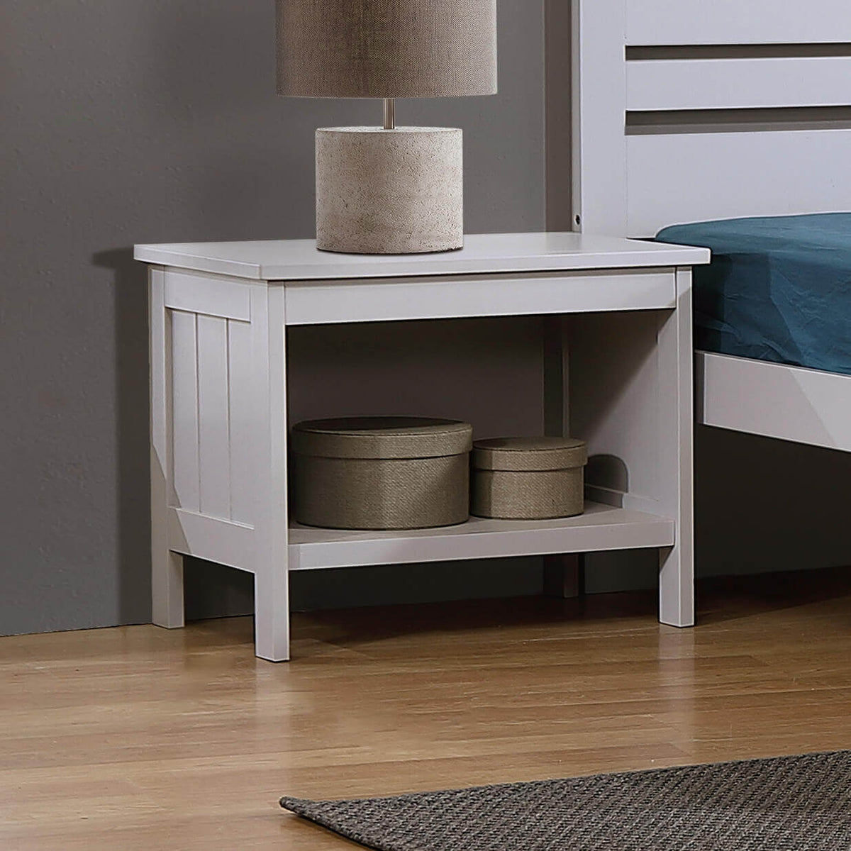 Astley Bedside Solid Hardwood