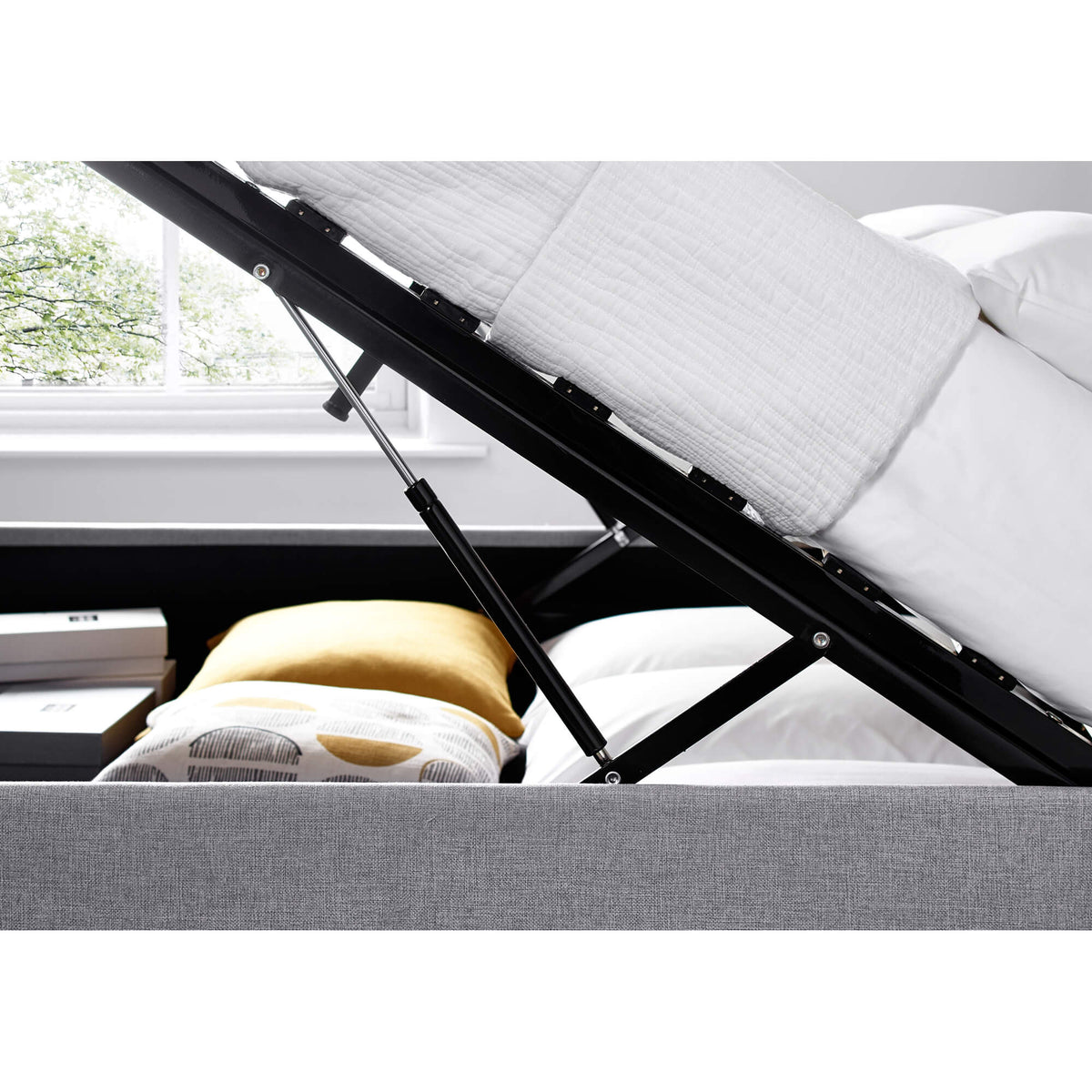 Brandon Fabric Ottoman Bed