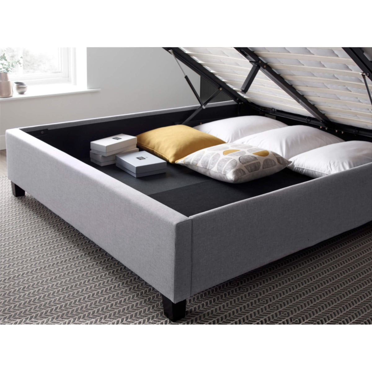 Brandon Fabric Ottoman Bed