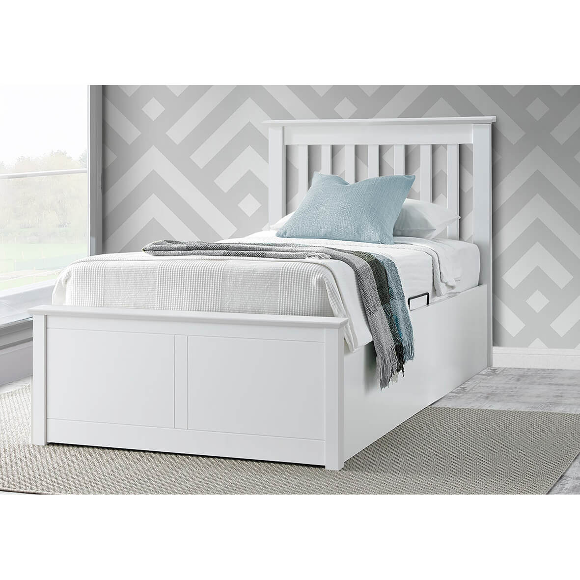 Francis Wooden Ottoman Bed