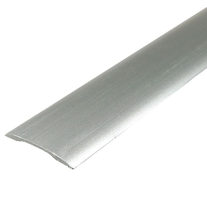 3ft Stick Down Cover Strip Matt Silver
