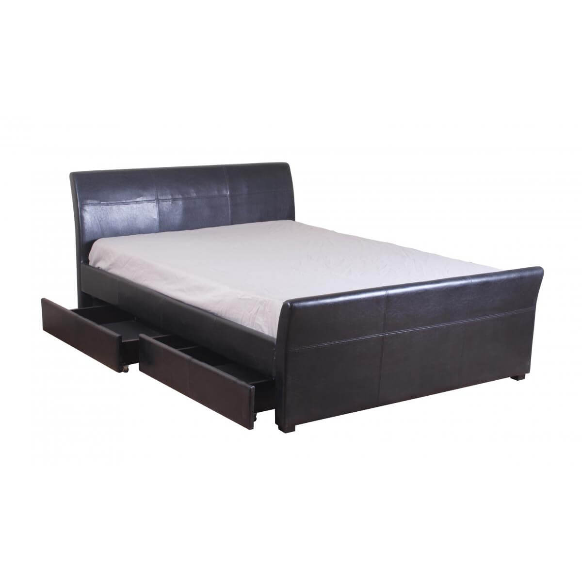 Viva 4 Drawer PVC Bed