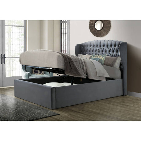 Warwick Velvet Ottoman Bed
