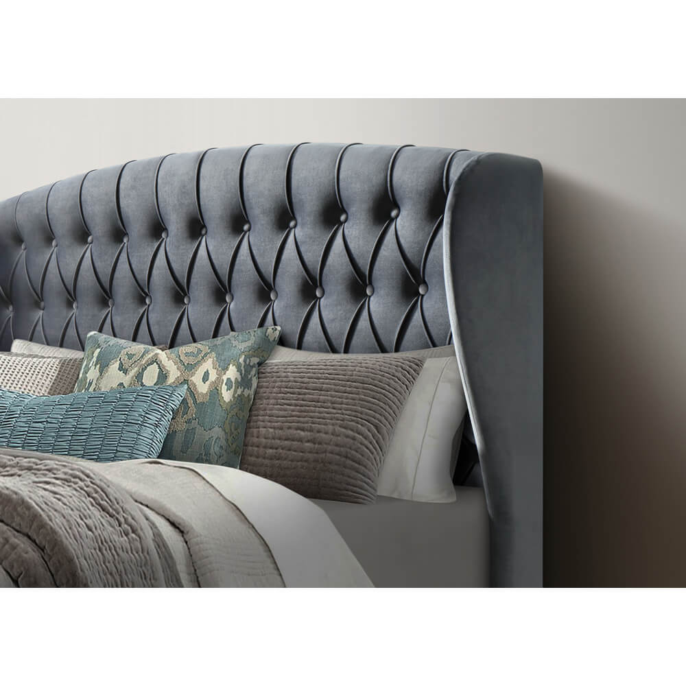 Warwick Velvet Ottoman Bed