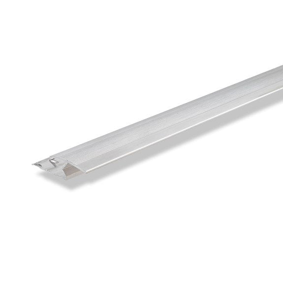 3ft Z Section 9mm Door Bar Polished Aluminium
