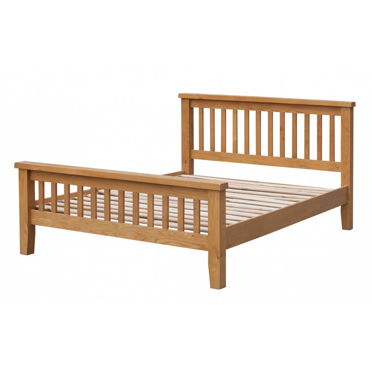 Acorn Solid Oak Bed High Footend