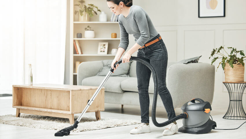 Vacuuming your carpet