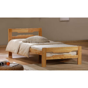 Amelia Solid Wood Single Bed White