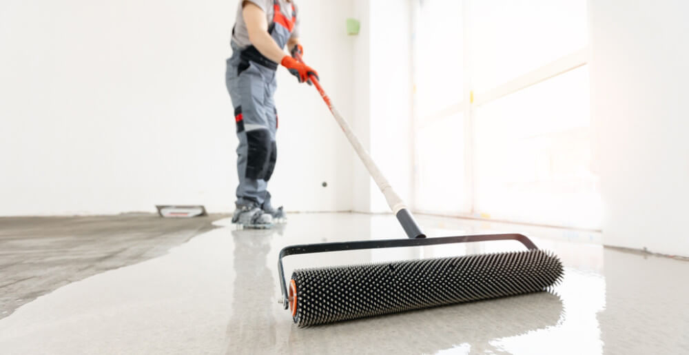 Concrete flooring
