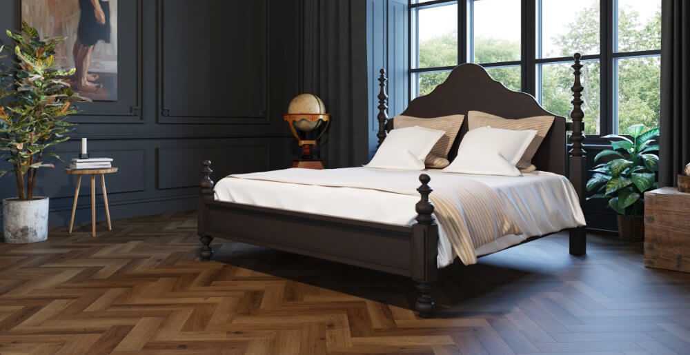 Invictus Highland Oak Chocolate Herringbone