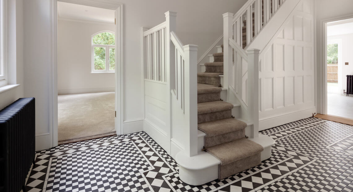 Carpet and Flooring for the Hallway and Stairs