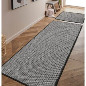 Geneva Multistripe Anthracite (free doormat 057cm x 040cm) Rug